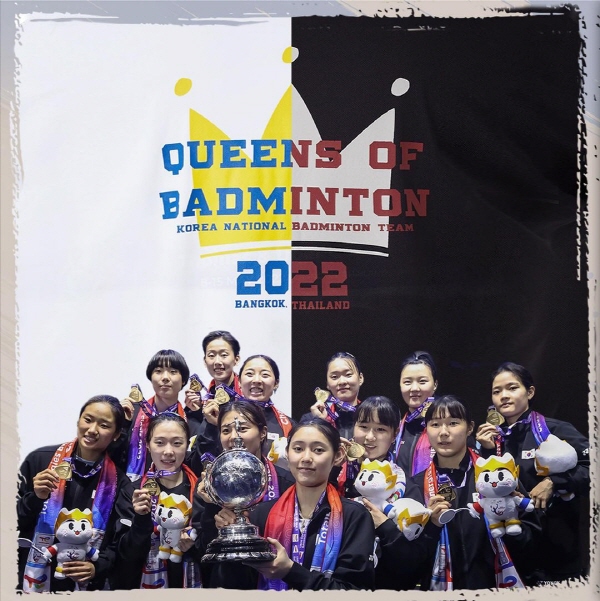 12년 만의 세계여자단체선수권 우승 신화를 기억하다. 'Queens of Badminton', 우버컵 우승 기념 티셔츠 출시